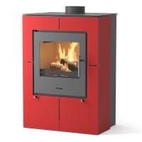 Kaminofen HS Flamingo EVENES 9,2 kW Rot